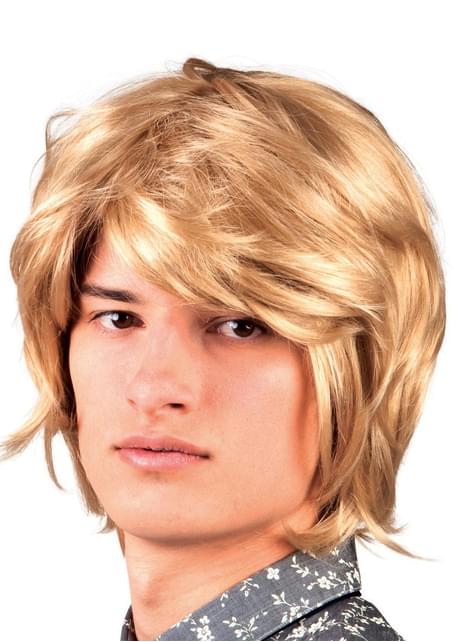 Peluca rubia músico de los 60 para hombre - Boland | Funidelia