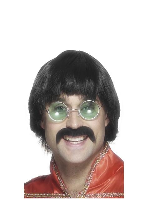 Peluca y bigote The Beatles - Smiffys | Funidelia
