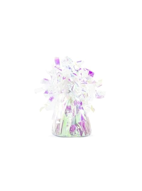 Peso para globos de color iridiscente - Partydeco | Funidelia