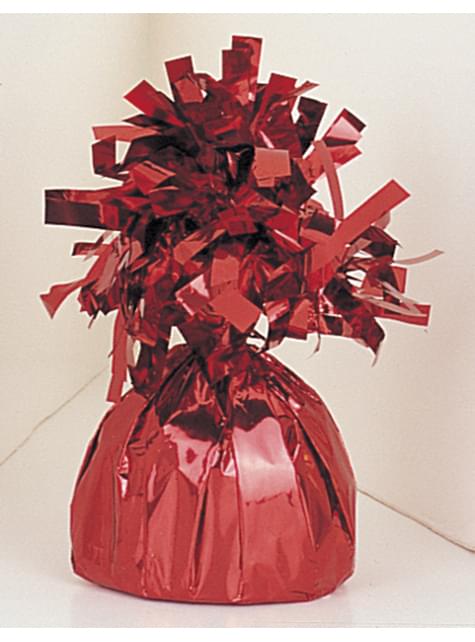 Peso para globos de color rojo - Unique | Funidelia