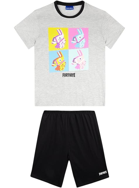 Pijama Fortnite gris infantil - Global Brands Group - LamaLoLi GmbH | Funidelia