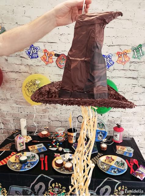Piñata de Sombrero Seleccionador de Harry Potter - Hogwarts Houses - Unique | Funidelia