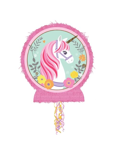 Piñata de unicornio - Pretty Unicorn - AMSCAN | Funidelia
