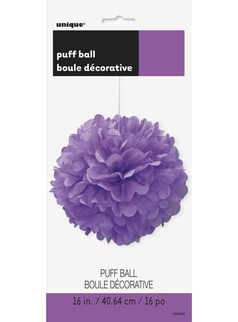 Pompón decorativo morado - Línea Colores Básicos - Unique | Funidelia