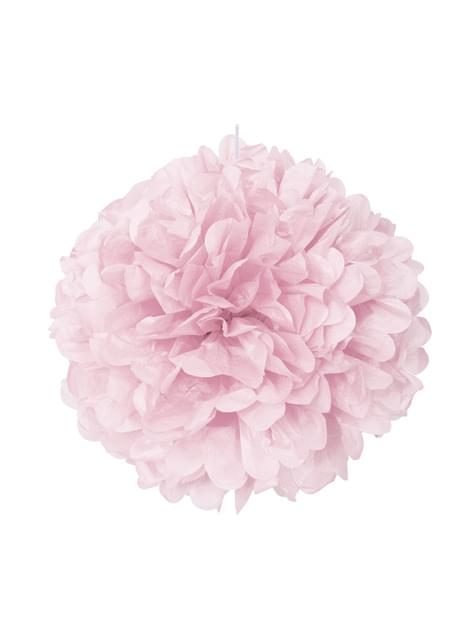 Pompón decorativo rosa claro - Línea Colores Básicos - Unique | Funidelia