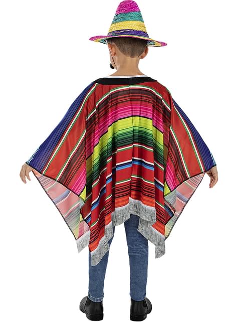 Poncho Mexicano para niño - Funiglobal | Funidelia