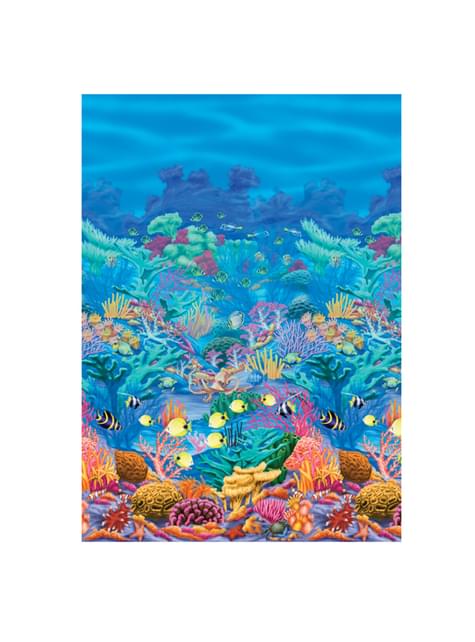 Rollo para pared decorativo hawai fondo marino coral - AMSCAN | Funidelia