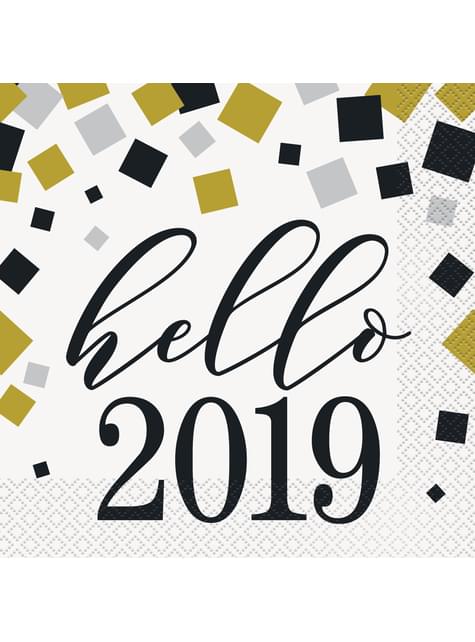 16 servilletas de Nochevieja - Happy New Year