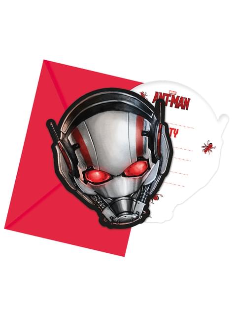 6 invitaciones Ant Man - Procos | Funidelia