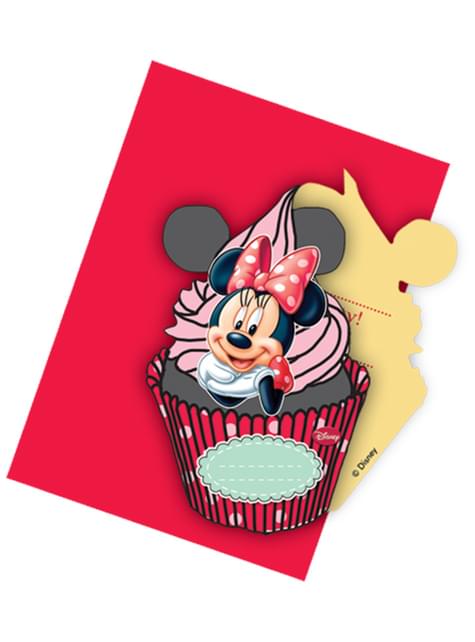 6 invitaciones Minnie Café - Procos | Funidelia