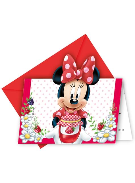 6 invitaciones Minnie Jam Packed with Love - Procos | Funidelia