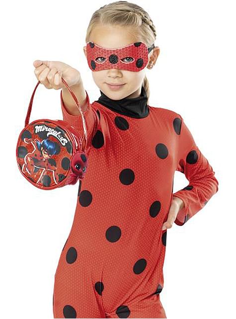 Set de bolso y antifaz de Ladybug para niña