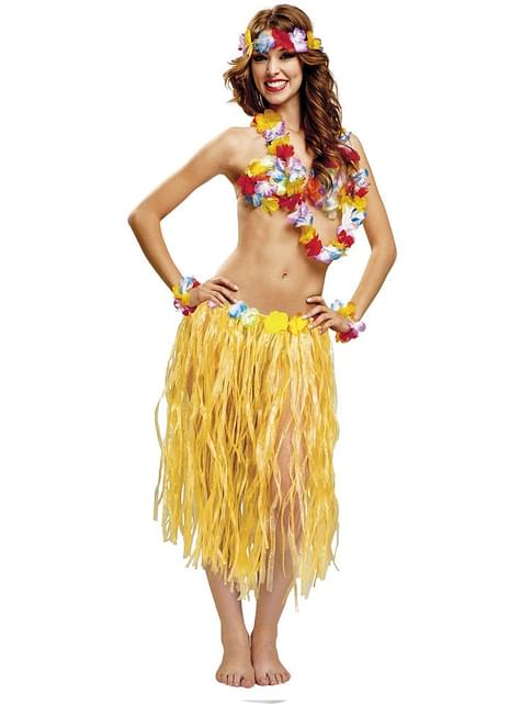 Set de hawaiana para mujer - My Other Me | Funidelia