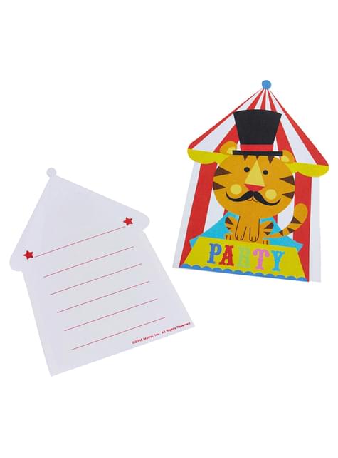 8 invitaciones de Fisher Price Circus - AMSCAN | Funidelia