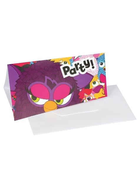 6 invitaciones de Furby - AMSCAN | Funidelia