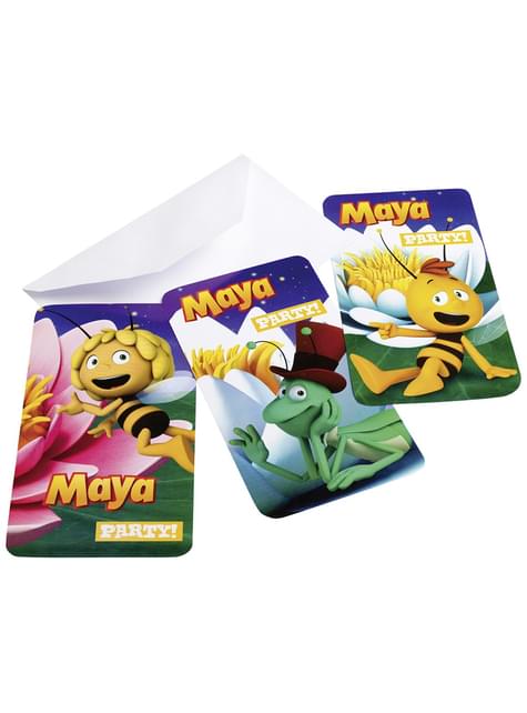 6 invitaciones La Abeja Maya - AMSCAN | Funidelia