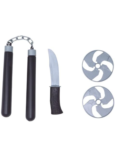 Set de nunchakus ninjas infantil - Guirca | Funidelia
