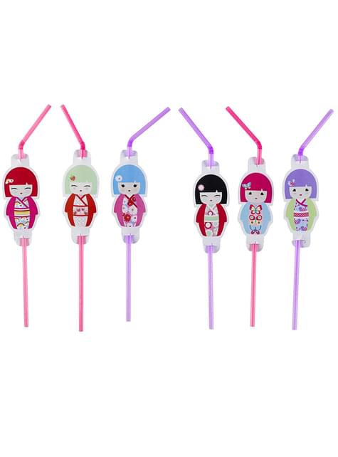 8 pajitas Kimmi Junior - AMSCAN | Funidelia
