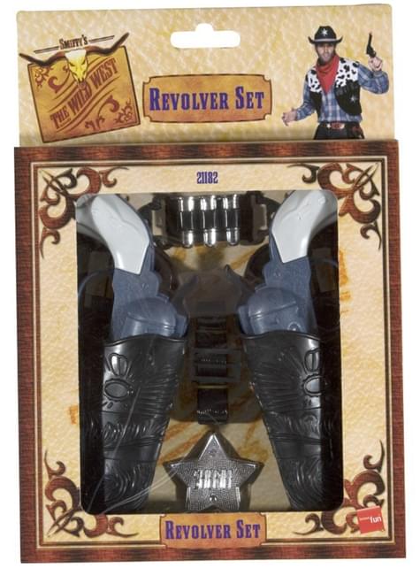 Set de revólver del salvaje Oeste - Smiffys | Funidelia