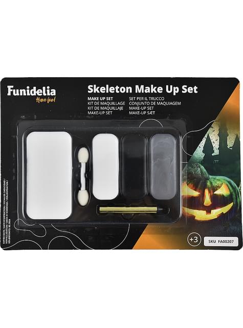 Set maquillaje de esqueleto al aceite - Funiglobal | Funidelia