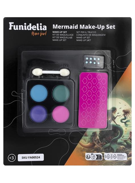 Set maquillaje de sirena al aceite - Funiglobal | Funidelia