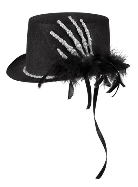 Sombrero con mano de esqueleto - Boland | Funidelia