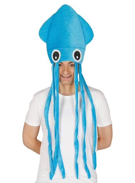 Sombrero de calamar azul unisex - Guirca | Funidelia