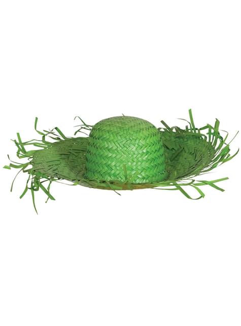 Sombrero de espantapájaros verde para adulto - Guirca | Funidelia