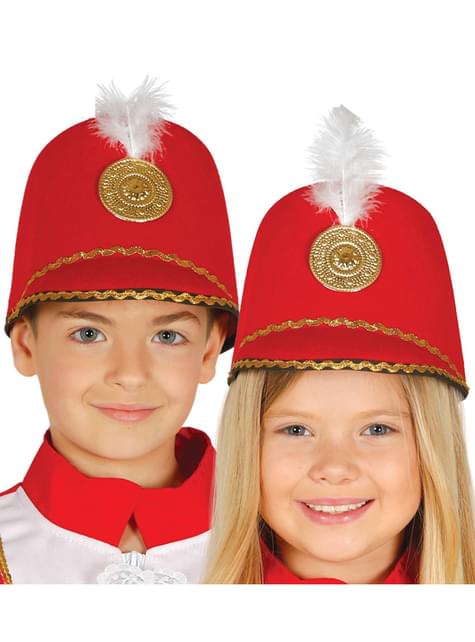 Sombrero de majorette rojo infantil - Guirca | Funidelia