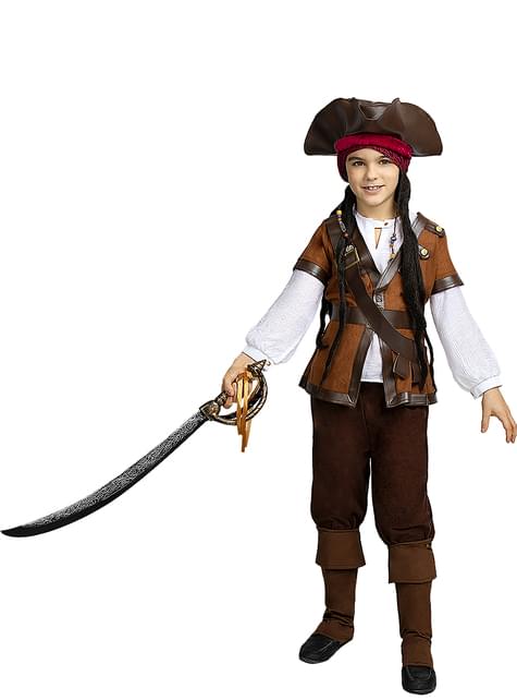 Sombrero de pirata marrón para niños - Funiglobal | Funidelia