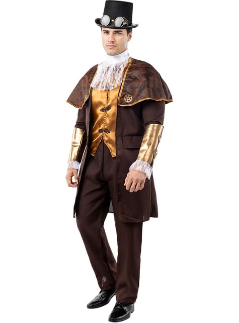 Sombrero de Steampunk con gafas para adulto - Funiglobal | Funidelia