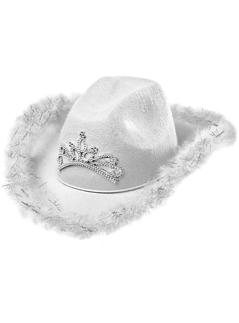 Sombrero de vaquera blanco - Widmann | Funidelia