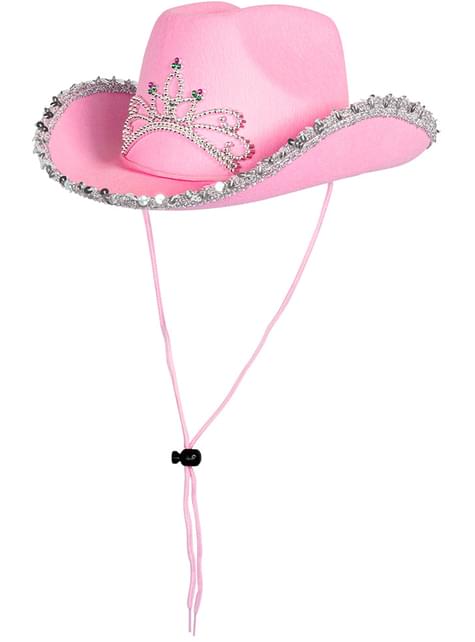 Sombrero de vaquera rosa para niña - Boland | Funidelia
