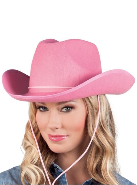 Sombrero de vaquero de rodeo rosa para adulto - Boland | Funidelia