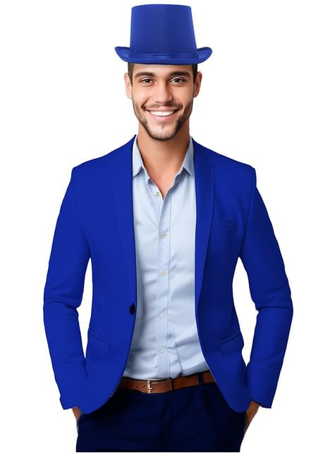 Sombrero elegante azul para adulto - Guirca | Funidelia