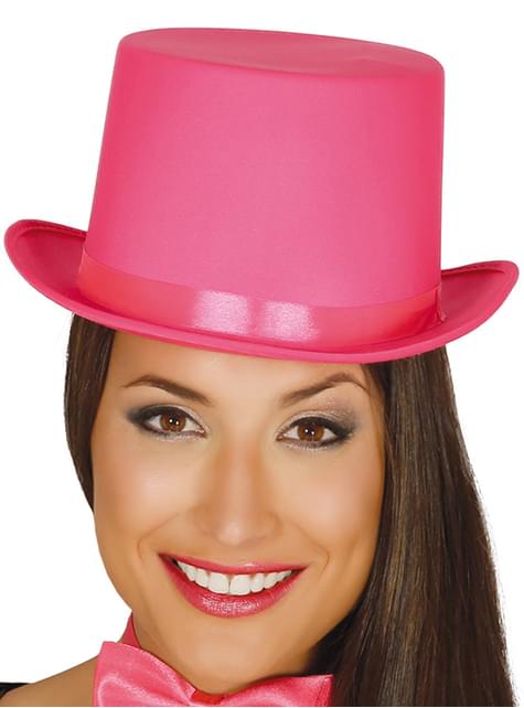 Sombrero elegante rosa para adulto
