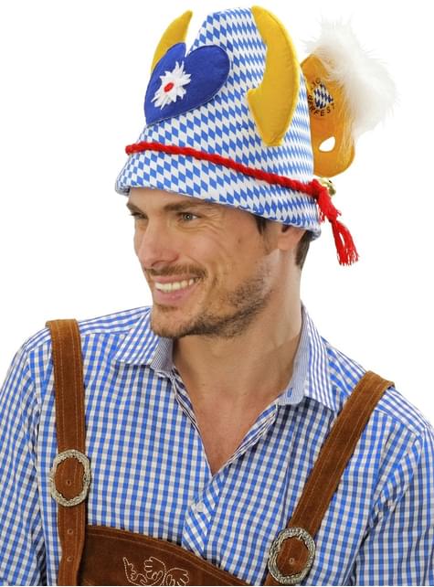 Sombrero Oktoberfest con adornos - Widmann | Funidelia