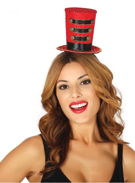 Sombrero pequeño de domador para mujer - Guirca | Funidelia