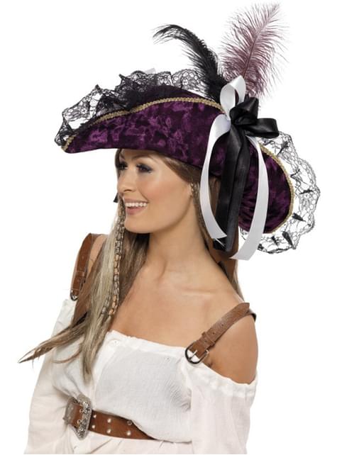 Sombrero pirata Fever - Smiffys | Funidelia