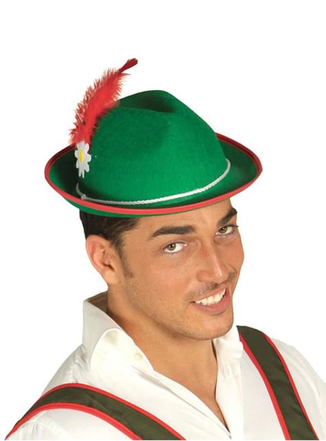 Sombrero tirolés para hombre - Guirca | Funidelia