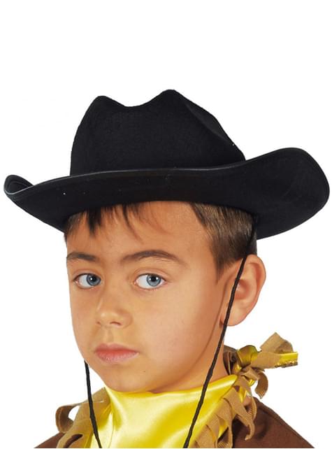 Sombrero vaquero infantil negro - Guirca | Funidelia