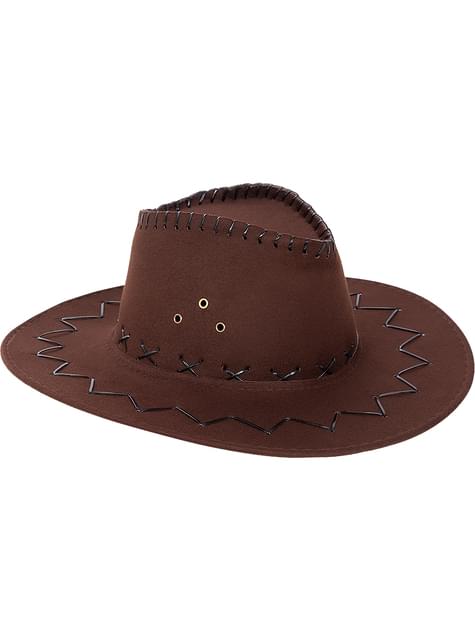 Sombrero vaquero marrón para adulto - Funiglobal | Funidelia