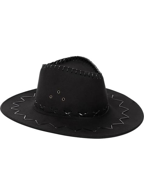 Sombrero vaquero negro adulto - Funiglobal | Funidelia