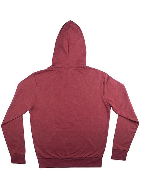 Sudadera Hogwarts granate para adulto - Harry Potter - Artesanía Cerdá S.L. | Funidelia