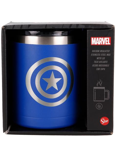 Taza Termo Capitán América Logo - Marvel