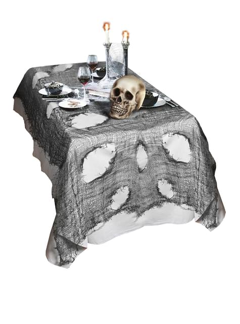 Tela decorativa negra para Halloween - Widmann | Funidelia