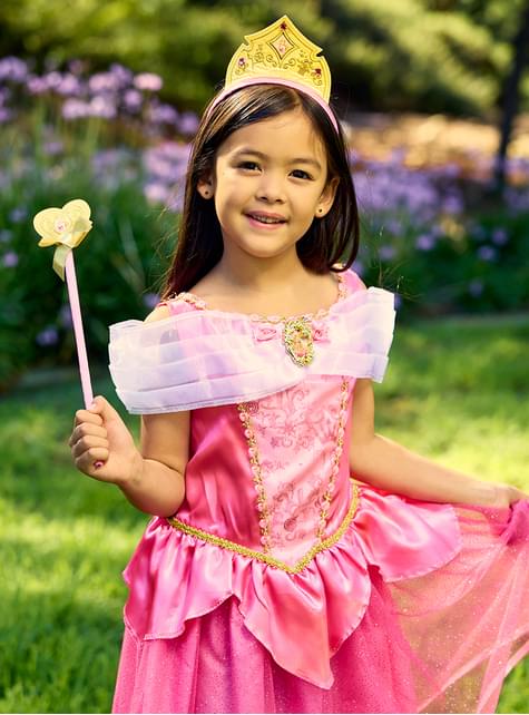 Tiara y varita de Aurora para niña - La Bella Durmiente - Disguise | Funidelia