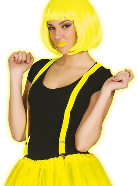 Tirantes amarillo neón