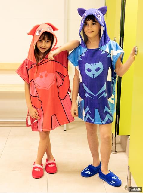 Toalla poncho Buhíta para niña - PJ Masks - Funiglobal | Funidelia