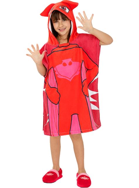 Toalla poncho Buhíta para niña - PJ Masks - Funiglobal | Funidelia